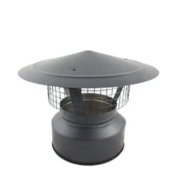 5 Inch (125mm) Black Twin Wall Cowl B(5 Inch Black Twin Wall Cowl B)