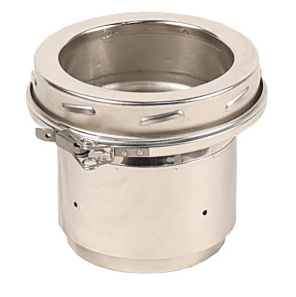 5 Inch (125mm) Flexi To Twin Wall Connector Inc Locking Band(5 Twin Wal Flue To 5 Flexi Flue Adaptor) 3 5 Inch (125mm) Flexi To Twin Wall Connector Inc Locking Band(5 Twin Wal Flue To 5 Flexi Flue Adaptor)