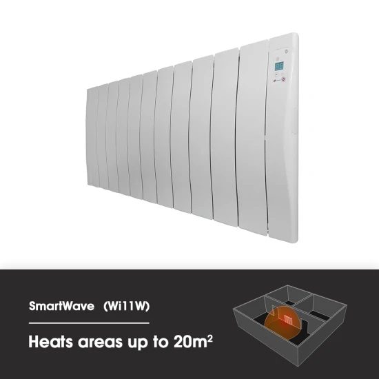 Haverland Wi11 SmartWave Self-Programming Electric Radiator - 1700W 4 Haverland Wi11 SmartWave Self-Programming Electric Radiator - 1700W - Image 2